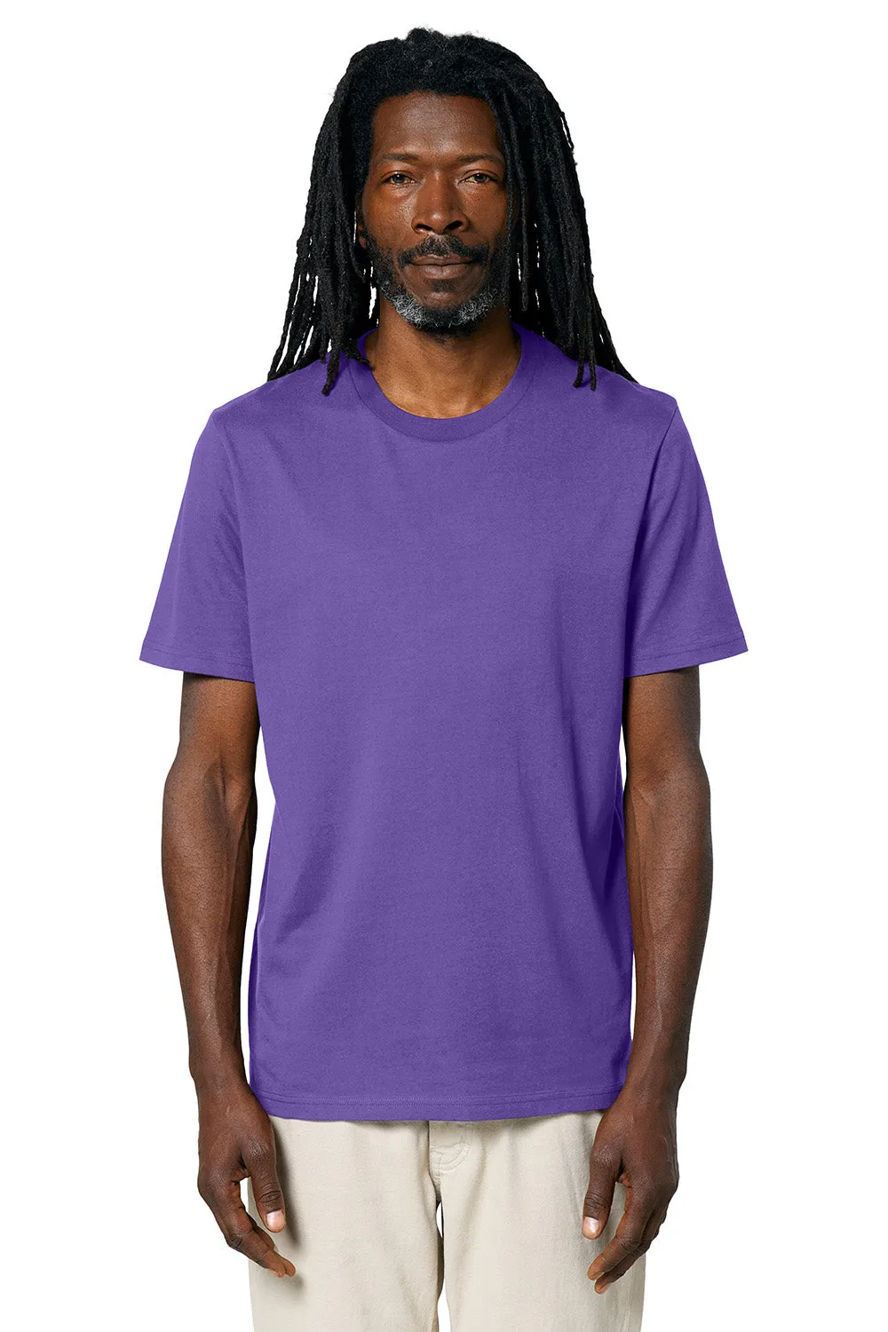 Stanley/Stella Mens Creator 2.0 Short Sleeve Crewneck T-Shirt - Purple Love Clothing Stanley-Stella