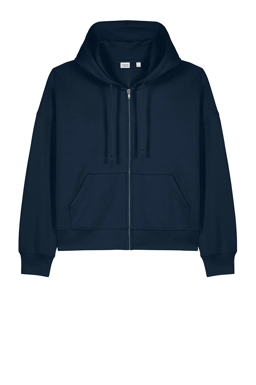 Stanley/Stella Womens Ida Full Zip Hooded Sweatshirt Hoodie w/ Pockets - French Navy Blue Clothing Stanley-Stella