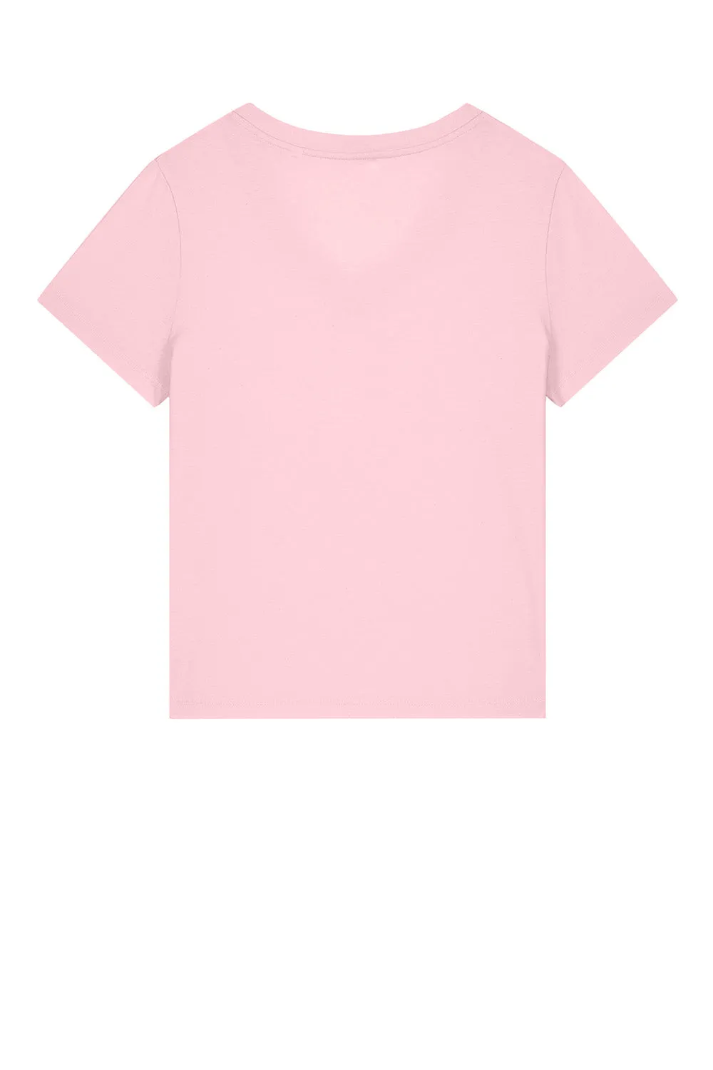 Stanley/Stella Womens Isla Short Sleeve V-Neck T-Shirt - Cotton Pink Clothing Stanley-Stella