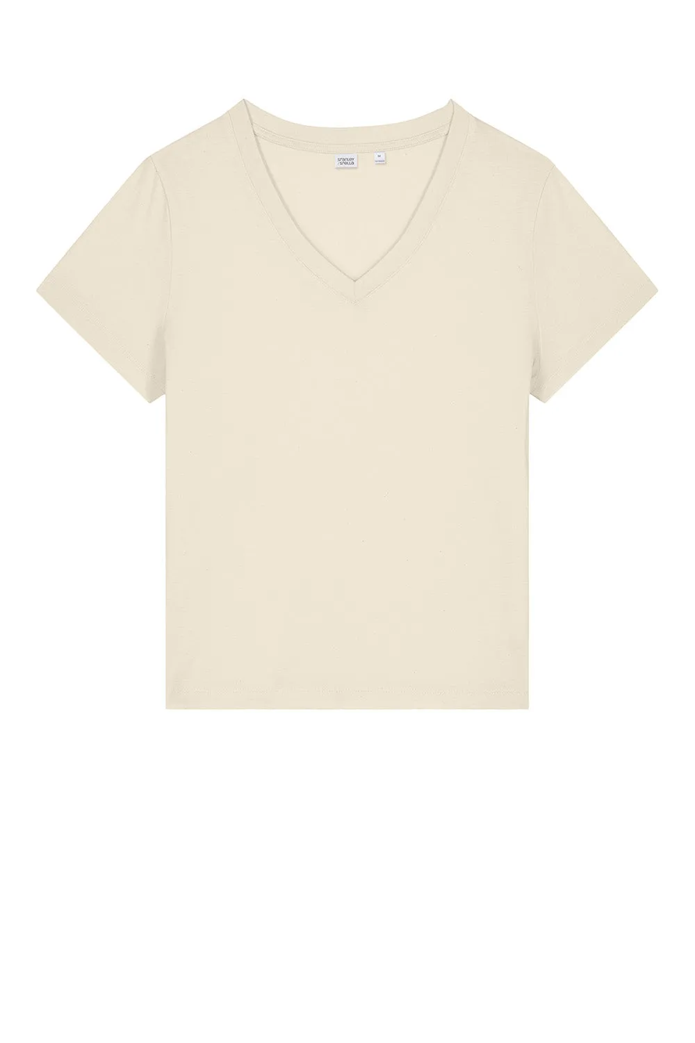 Stanley/Stella Womens Isla Short Sleeve V-Neck T-Shirt - Natural Raw Clothing Stanley-Stella