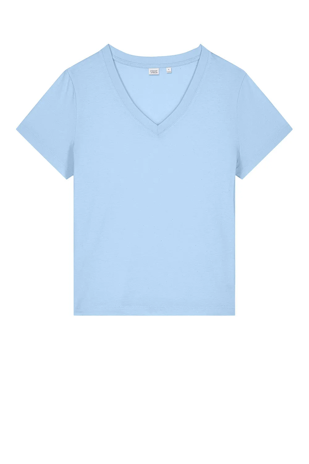 Stanley/Stella Womens Isla Short Sleeve V-Neck T-Shirt - Soul Blue Clothing Stanley-Stella
