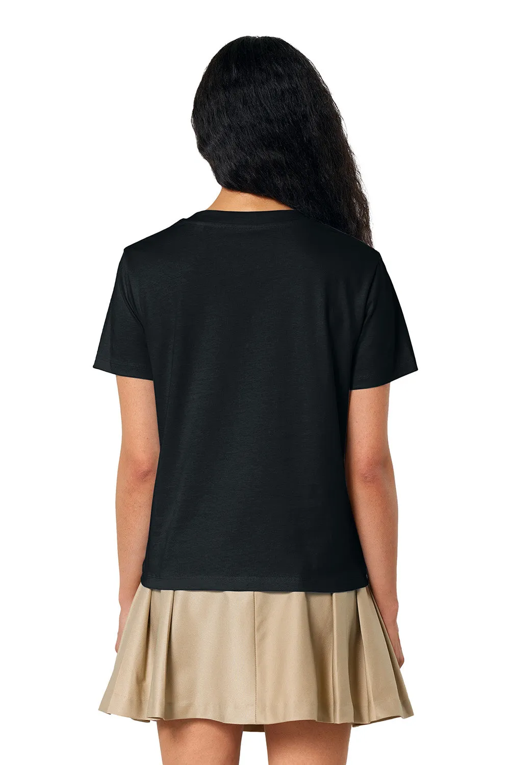 Stanley/Stella Womens Muser Short Sleeve Crewneck T-Shirt - Black Clothing Stanley-Stella
