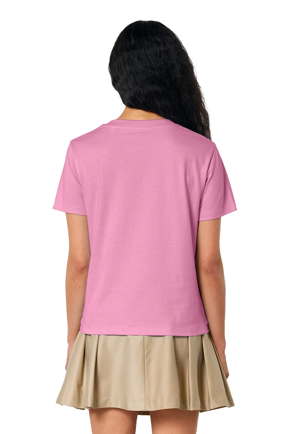 Stanley/Stella Womens Muser Short Sleeve Crewneck T-Shirt - Bubble Pink Clothing Stanley-Stella
