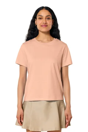 Stanley/Stella Womens Muser Short Sleeve Crewneck T-Shirt - Fresh Peach Clothing Stanley-Stella