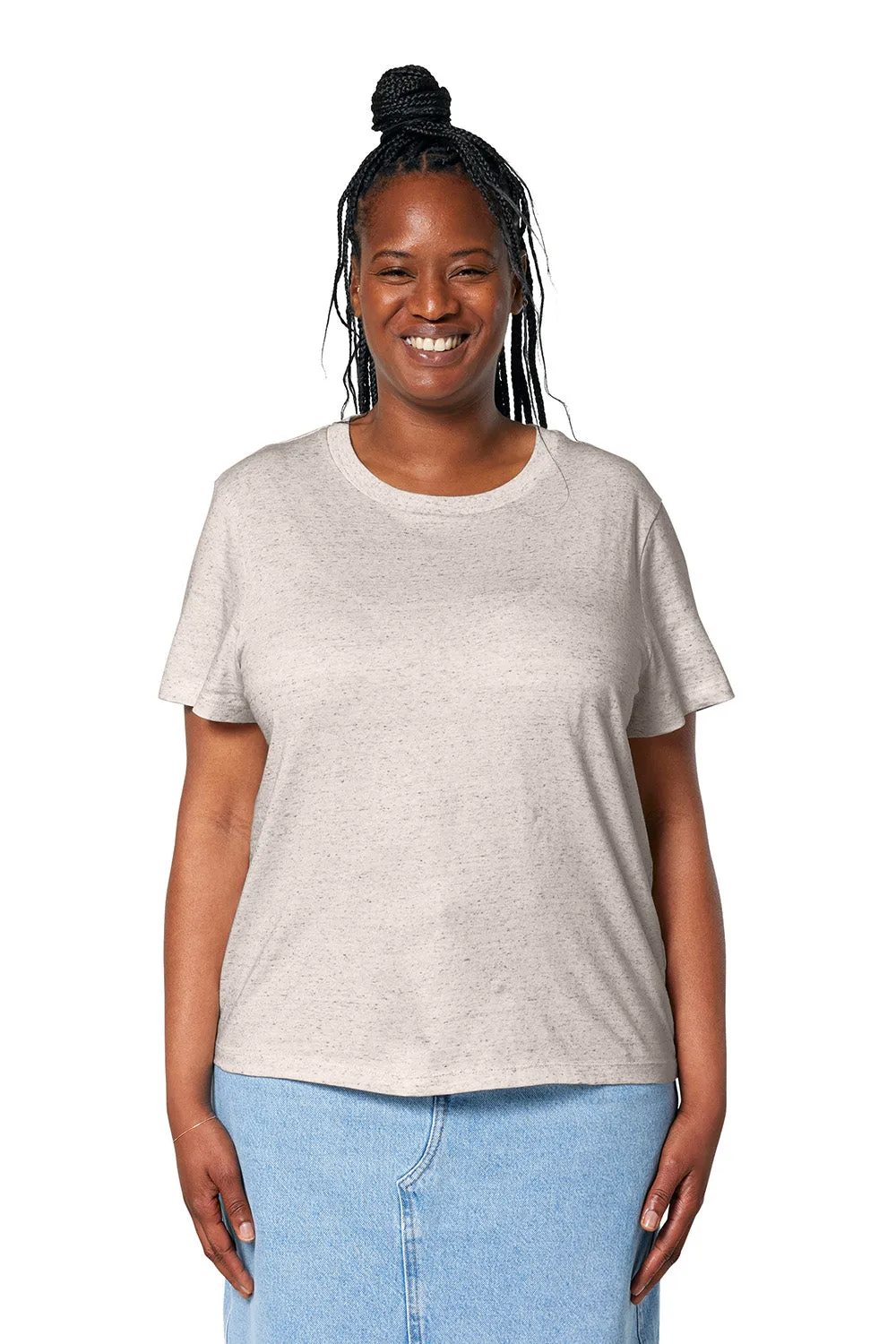 Stanley/Stella Womens Muser Short Sleeve Crewneck T-Shirt - Heather Eco Clothing Stanley-Stella