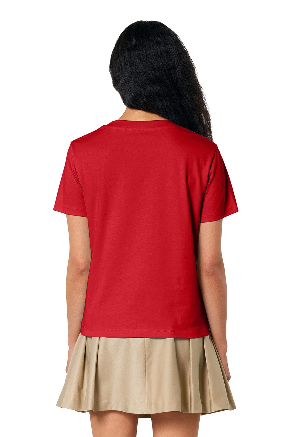 Stanley/Stella Womens Muser Short Sleeve Crewneck T-Shirt - Red Clothing Stanley-Stella