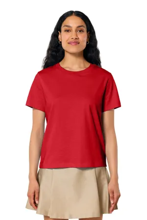 Stanley/Stella Womens Muser Short Sleeve Crewneck T-Shirt - Red Clothing Stanley-Stella