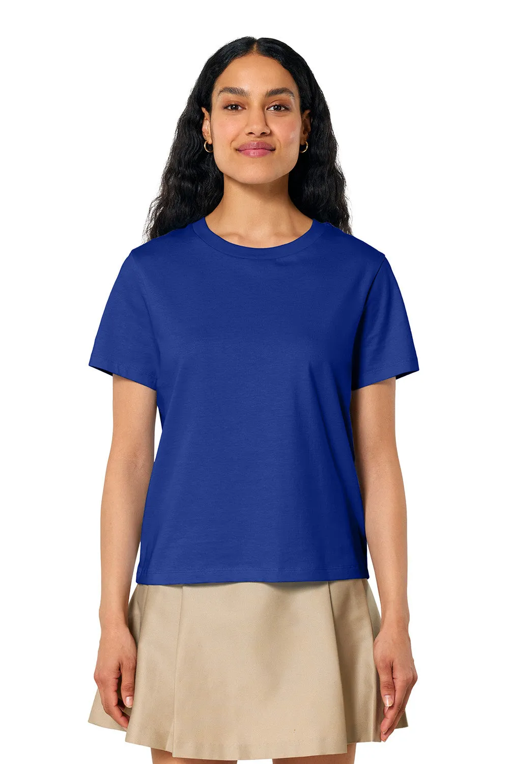 Stanley/Stella Womens Muser Short Sleeve Crewneck T-Shirt - Worker Blue Clothing Stanley-Stella