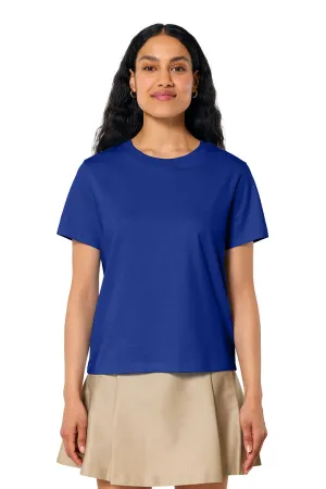 Stanley/Stella Womens Muser Short Sleeve Crewneck T-Shirt - Worker Blue Clothing Stanley-Stella