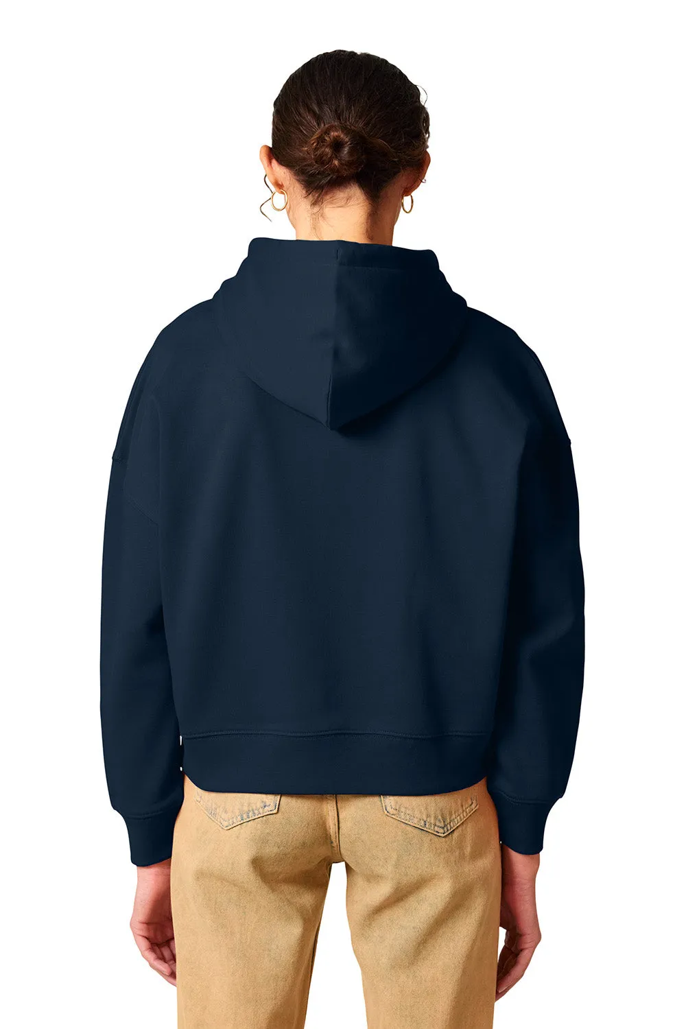 Stanley/Stella Womens Nora Hooded Sweatshirt Hoodie - French Navy Blue Clothing Stanley-Stella