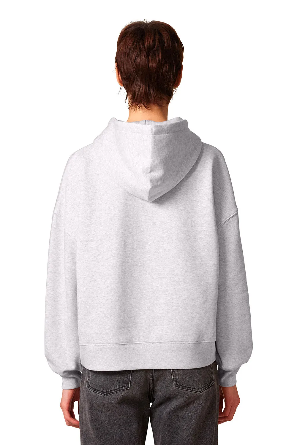 Stanley/Stella Womens Nora Hooded Sweatshirt Hoodie - Heather Cool Grey Clothing Stanley-Stella