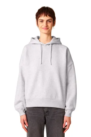 Stanley/Stella Womens Nora Hooded Sweatshirt Hoodie - Heather Cool Grey Clothing Stanley-Stella