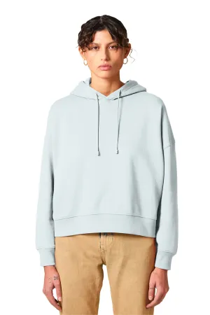 Stanley/Stella Womens Nora Hooded Sweatshirt Hoodie - Ice Blue Clothing Stanley-Stella