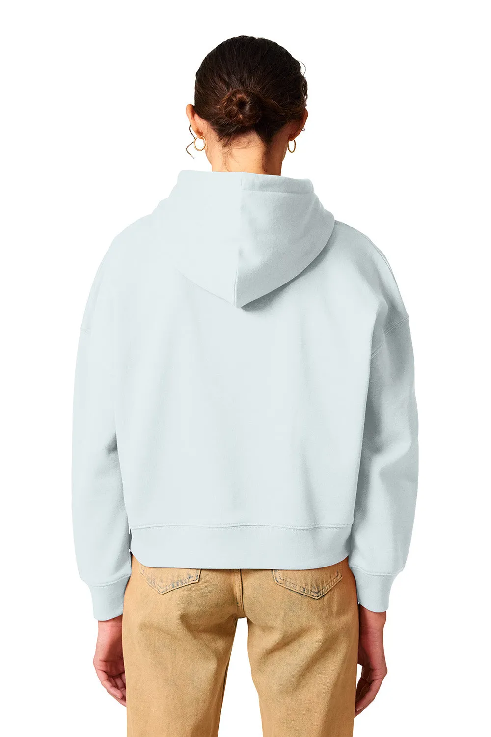 Stanley/Stella Womens Nora Hooded Sweatshirt Hoodie - Ice Blue Clothing Stanley-Stella