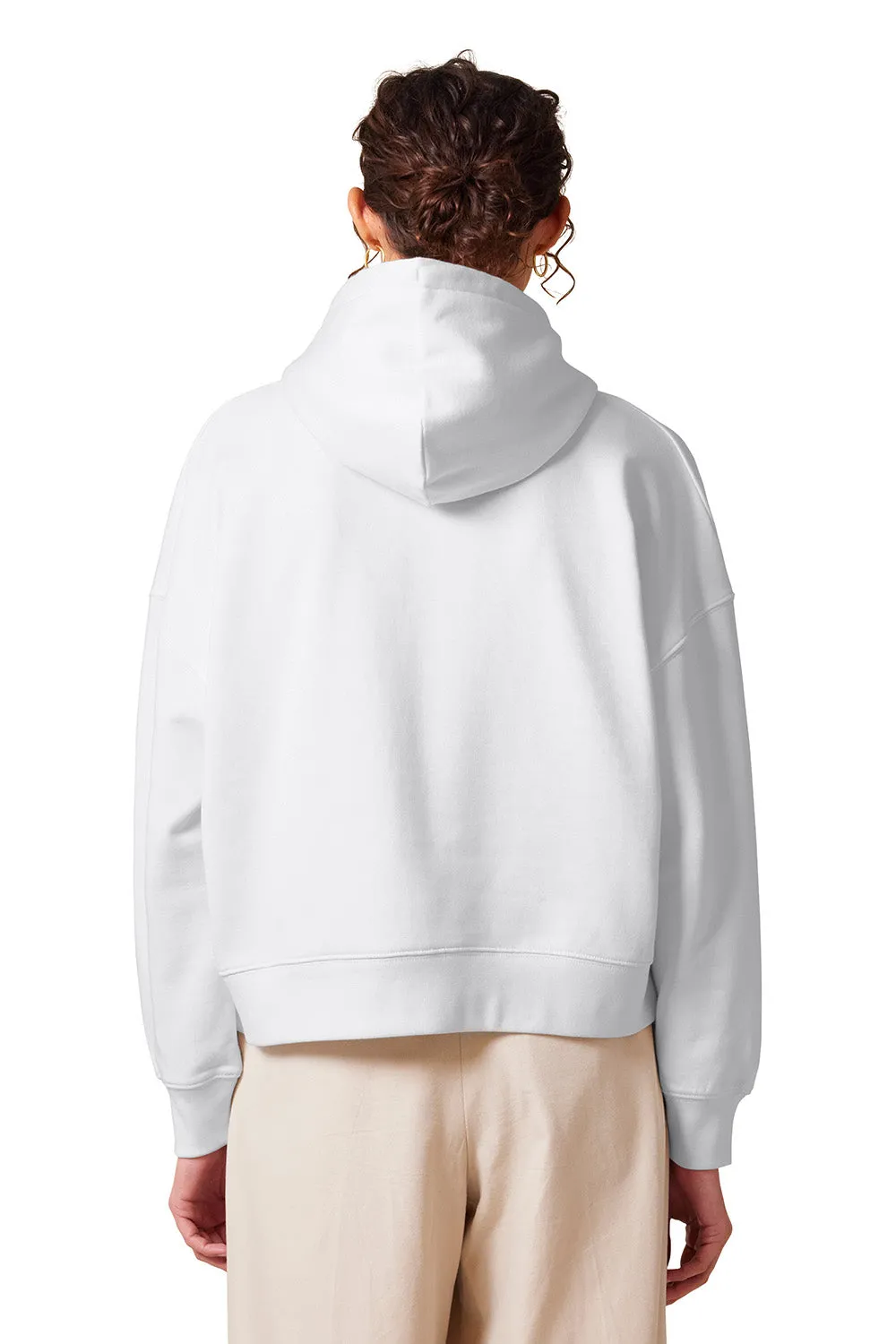 Stanley/Stella Womens Nora Hooded Sweatshirt Hoodie - White Clothing Stanley-Stella