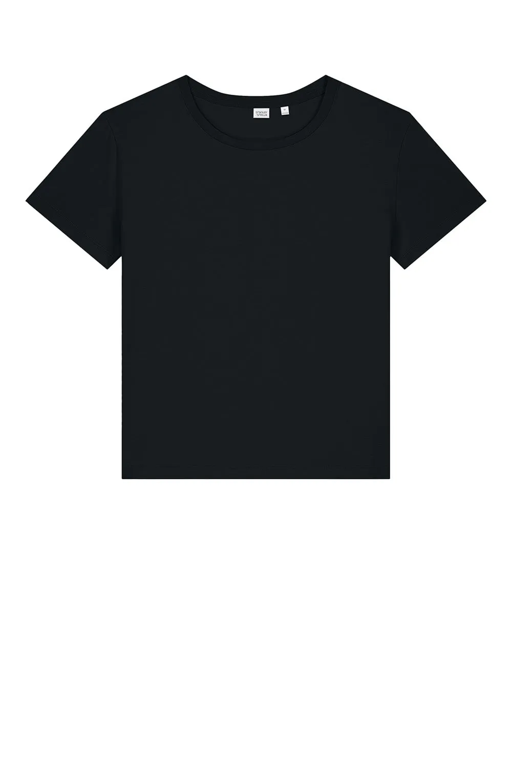 Stanley/Stella Womens Serena Short Sleeve Scoop Neck T-Shirt - Black Clothing Stanley-Stella