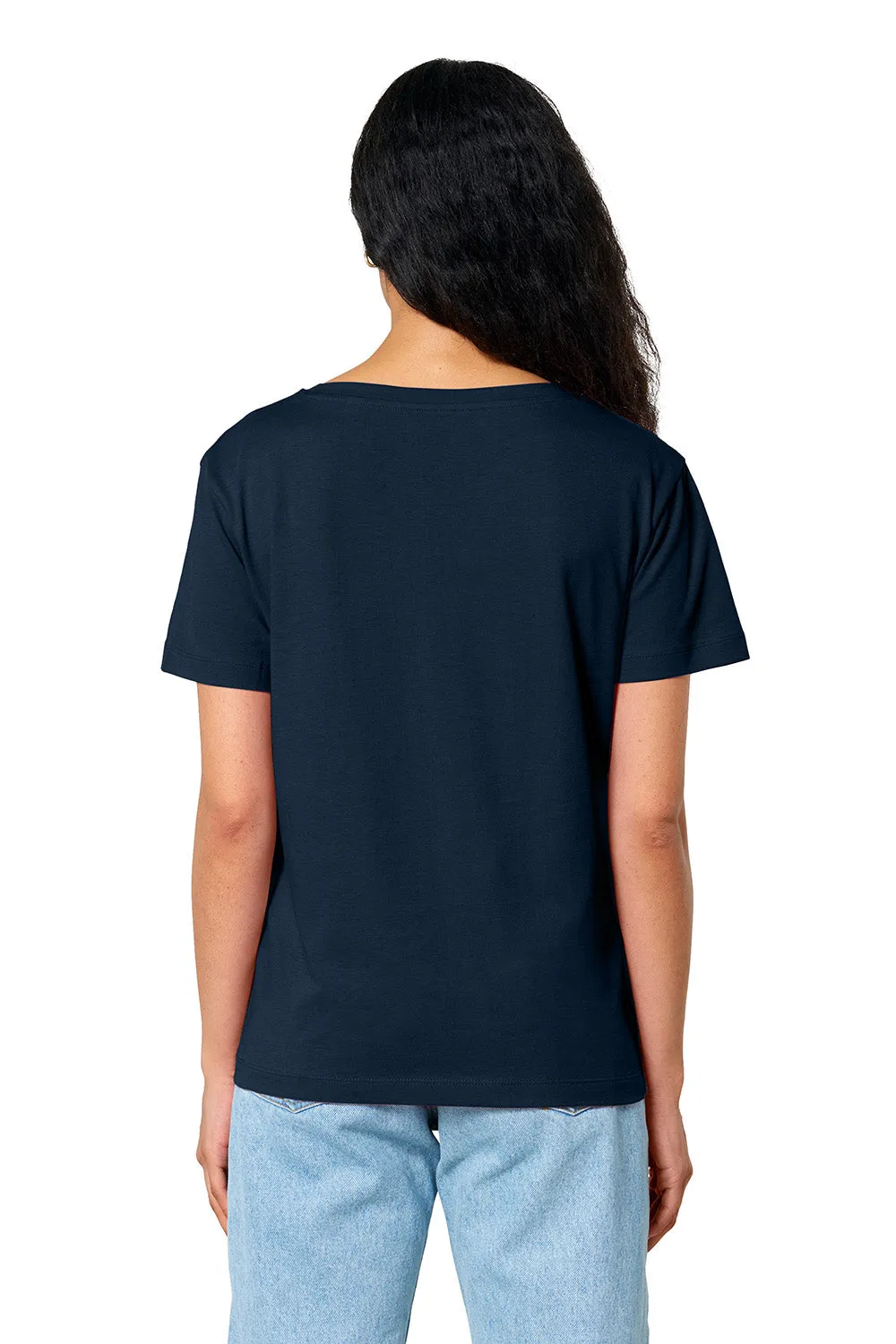 Stanley/Stella Womens Serena Short Sleeve Scoop Neck T-Shirt - French Navy Blue Clothing Stanley-Stella