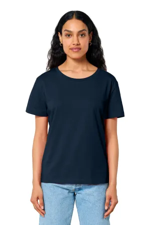 Stanley/Stella Womens Serena Short Sleeve Scoop Neck T-Shirt - French Navy Blue Clothing Stanley-Stella