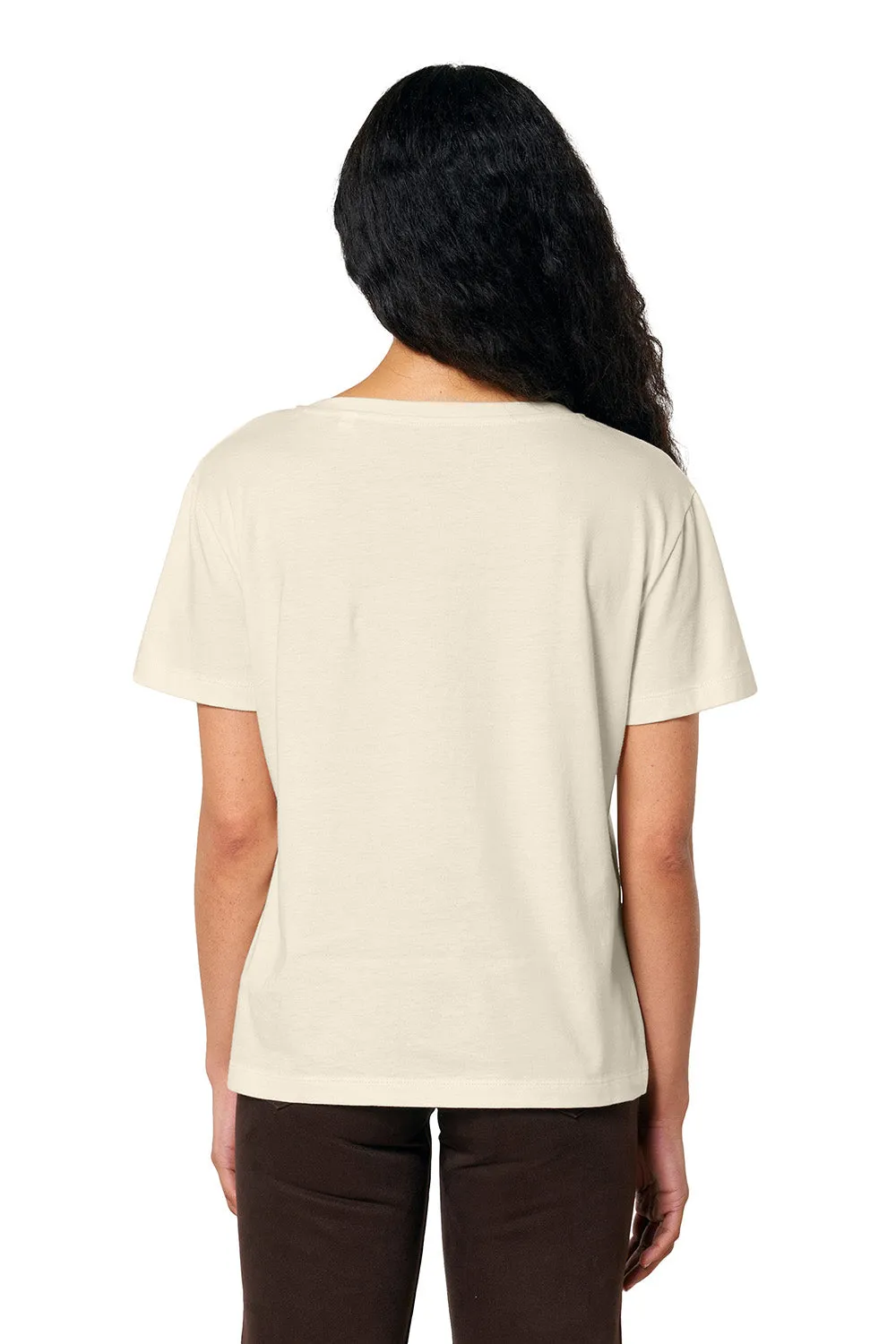 Stanley/Stella Womens Serena Short Sleeve Scoop Neck T-Shirt - Natural Raw Clothing Stanley-Stella