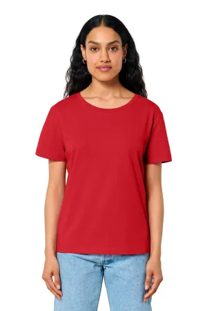 Stanley/Stella Womens Serena Short Sleeve Scoop Neck T-Shirt - Red Clothing Stanley-Stella