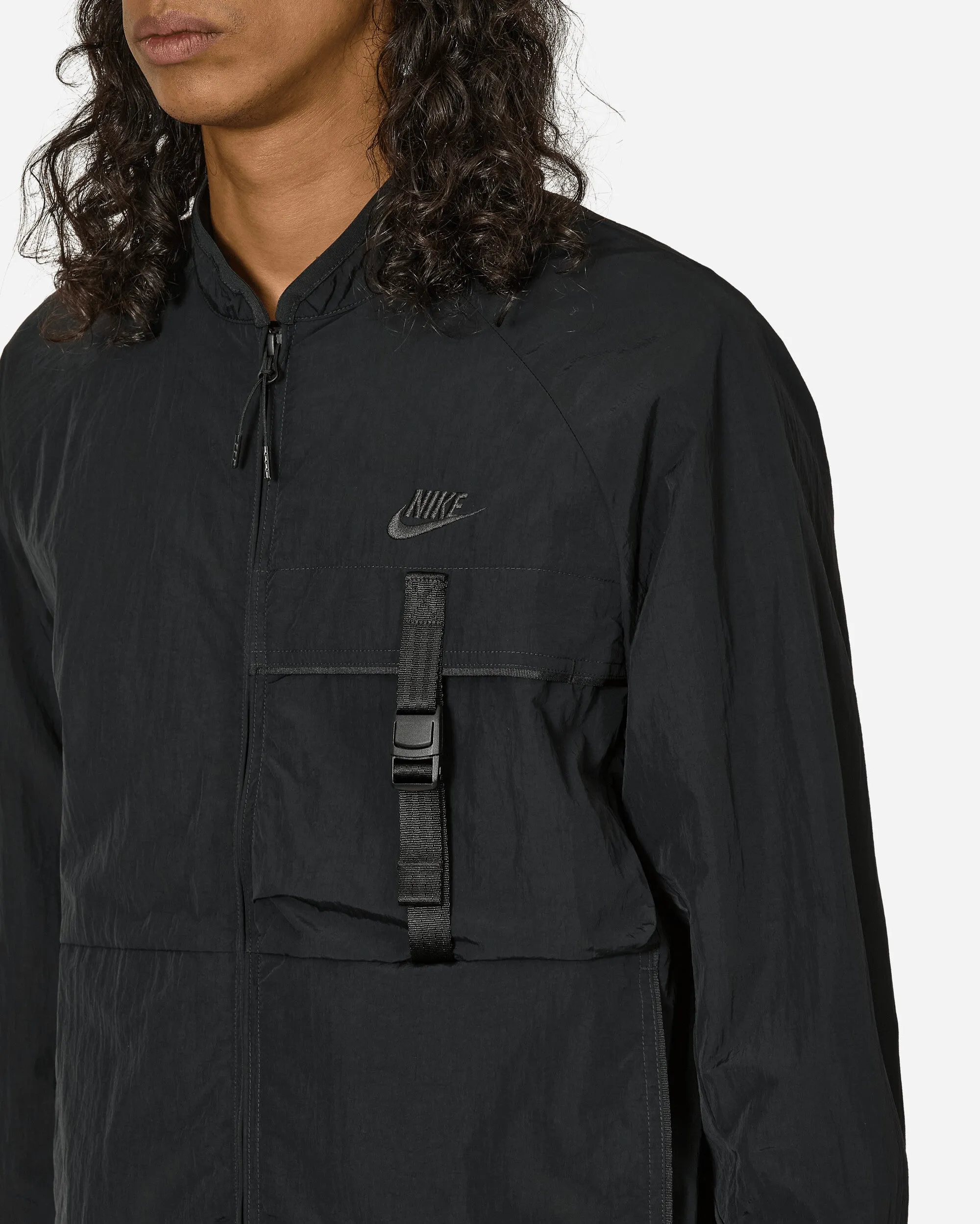 Tech Woven Jacket Black