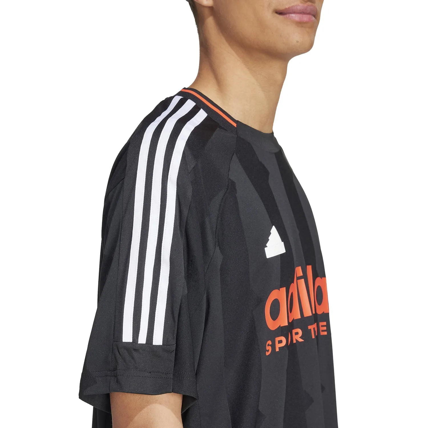 Tiro SS Jaquard Jersey - Mens Clothing_Adidas