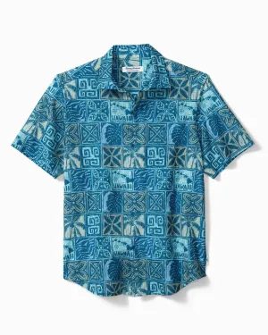 Tommy Bahama Bahama Coast Palm Tiles Camp Shirt
