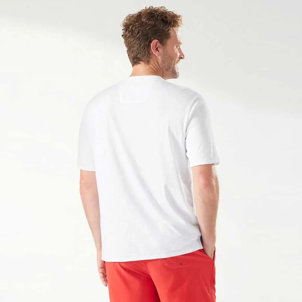Tommy Bahama Big & Tall Bali Beach Crew T-Shirt - White Mens Tommy Bahama