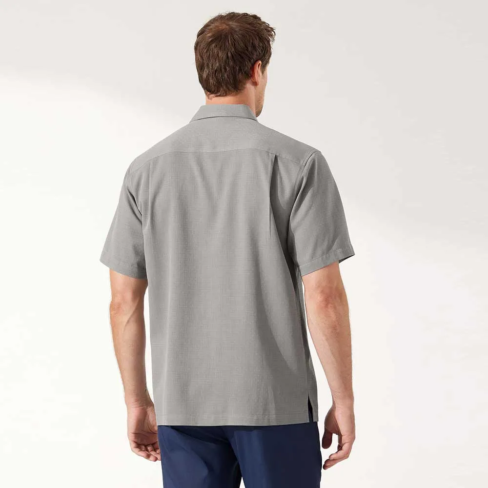 Tommy Bahama Big & Tall Coastal Breeze Check Camp Shirt - Shadow Mens Tommy Bahama