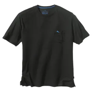 Tommy Bahama Big & Tall New Bali Skyline T-Shirt - Black Mens Tommy Bahama