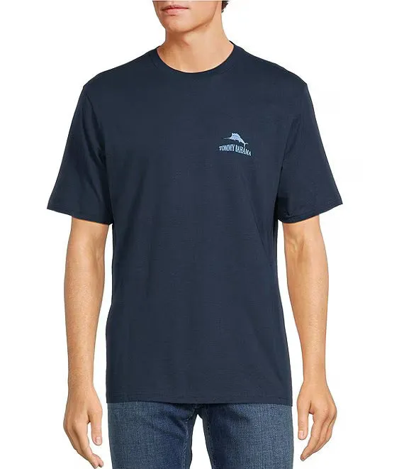 Tommy Bahama Caskaway T-Shirt - Navy Mens Tommy Bahama
