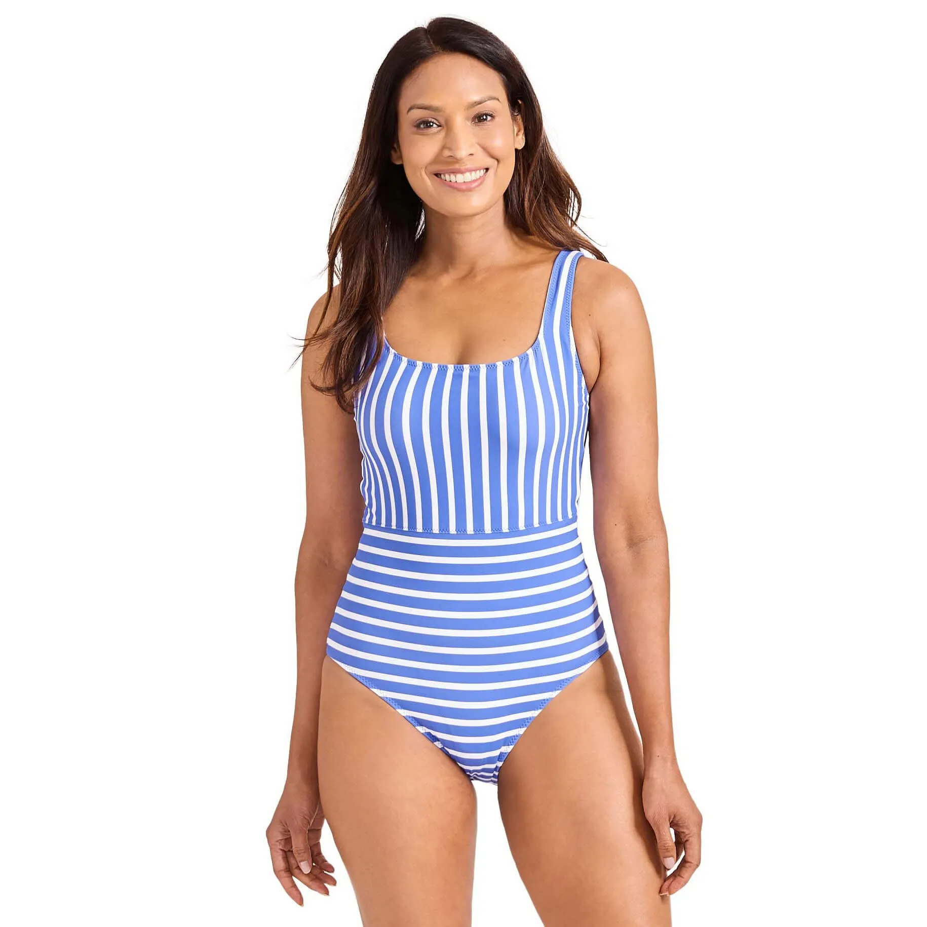 Tommy Bahama Coastline Stripe Reversible Tank One Piece Swimsuit - Mare Navy Tommy Bahama Clothing