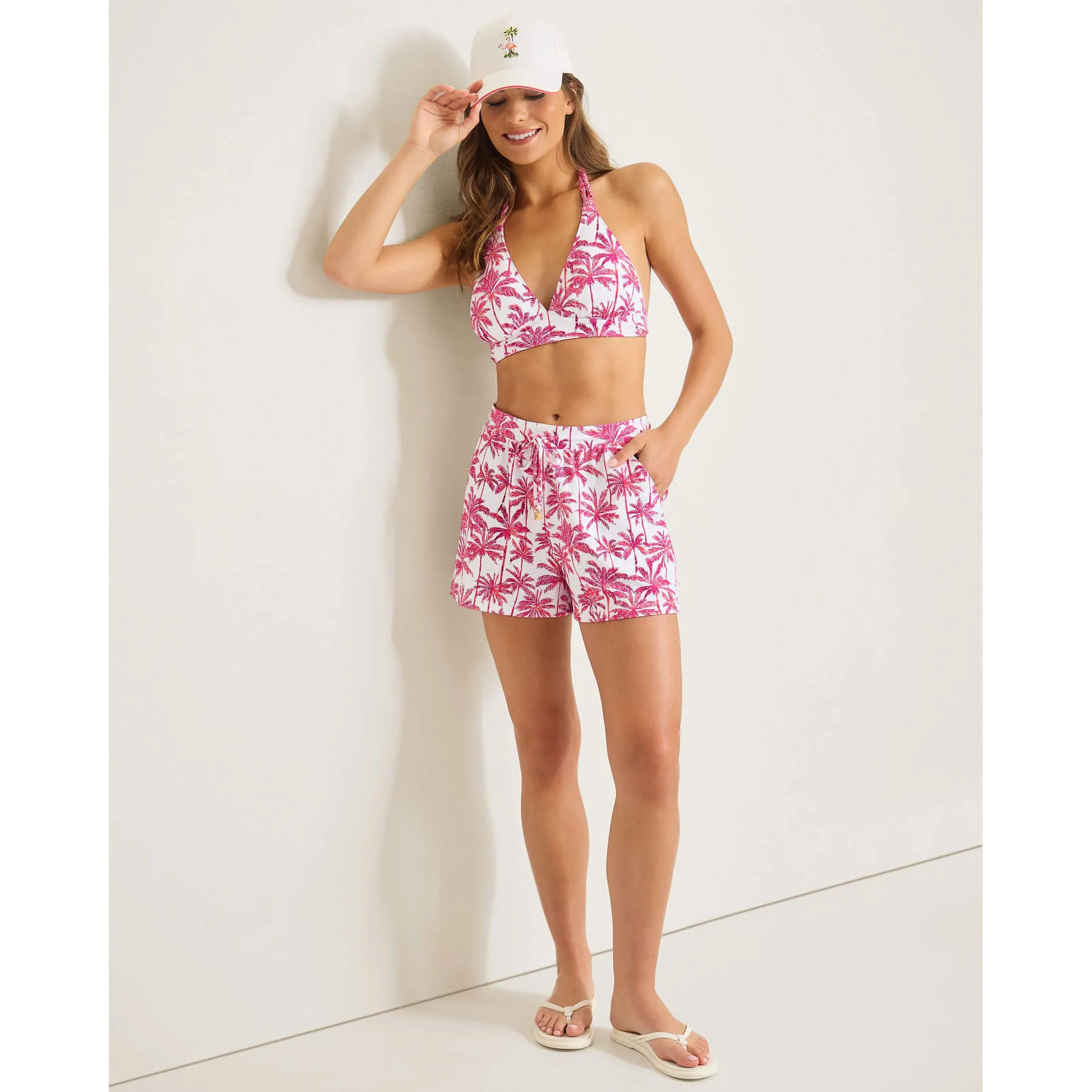 Tommy Bahama Island Cays Point Short Cover Up - Pink Maui Tommy Bahama Clothing
