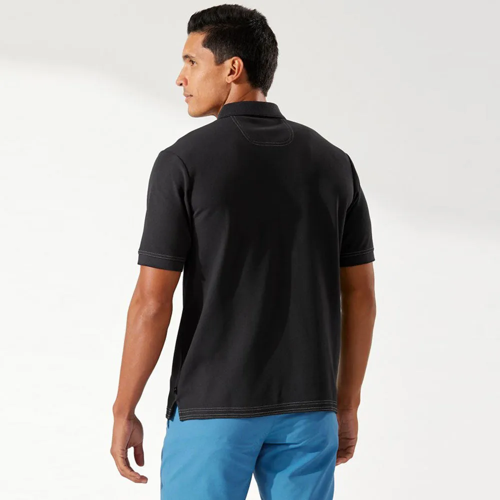 Tommy Bahama IslandZone Emfielder 2.0 Polo Shirt - Black Mens Tommy Bahama