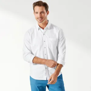 Tommy Bahama Islandzone New San Lucio Stretch Sport Shirt - White Mens Tommy Bahama