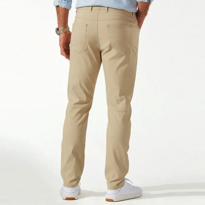 Tommy Bahama Islandzone Performance 5 Pocket Pants - Stone Khaki* Mens Tommy Bahama