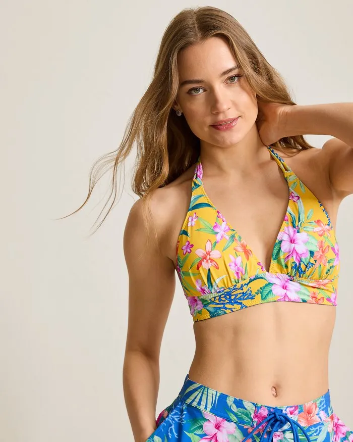 Tommy Bahama Isola Vita Reversible Halter  Top - Palace Blue Tommy Bahama Clothing