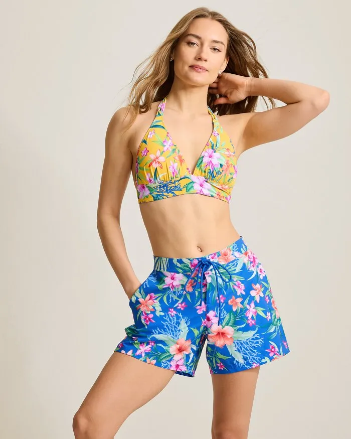 Tommy Bahama Isola Vita Reversible Halter  Top - Palace Blue Tommy Bahama Clothing
