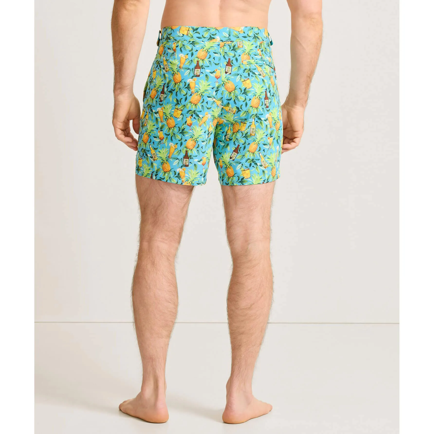 Tommy Bahama Men's 6-Inch Amalfi Coast Island Brews Swim Trunks - Air Blue Mens Tommy Bahama
