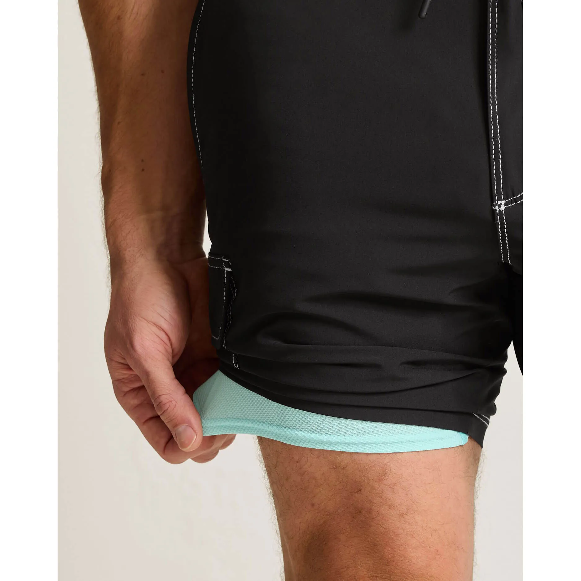 Tommy Bahama Men's 8-Inch Baja Bay Swim Trunks - Black Mens Tommy Bahama