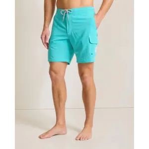 Tommy Bahama Men's 8-Inch Baja Bay Swim Trunks - Blue Curacao Mens Tommy Bahama