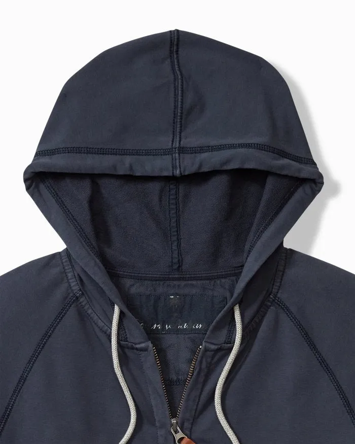 Tommy Bahama Men's Ben And Terry Full Zip Jacket - Ocean Deep Mens Tommy Bahama