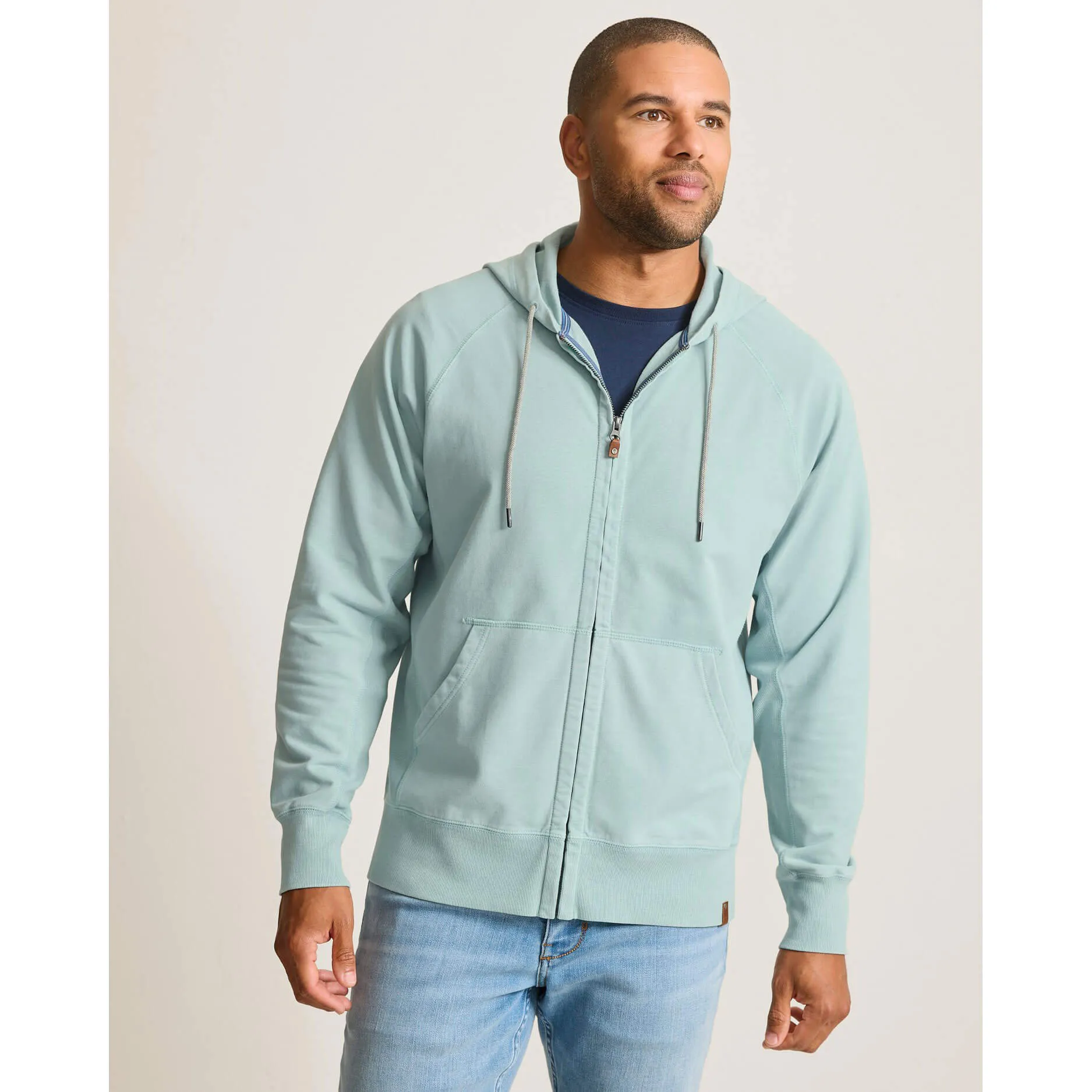 Tommy Bahama Men's Ben And Terry Full Zip Jacket - Sterling Blue Mens Tommy Bahama