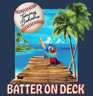 Tommy Bahama Men's Big & Tall Batter On Deck T-Shirt - Navy Mens Tommy Bahama
