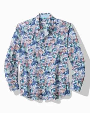 Tommy Bahama Men's Big & Tall Nova Wave Camp Shirt - Aquarius Tommy Bahama Clothing