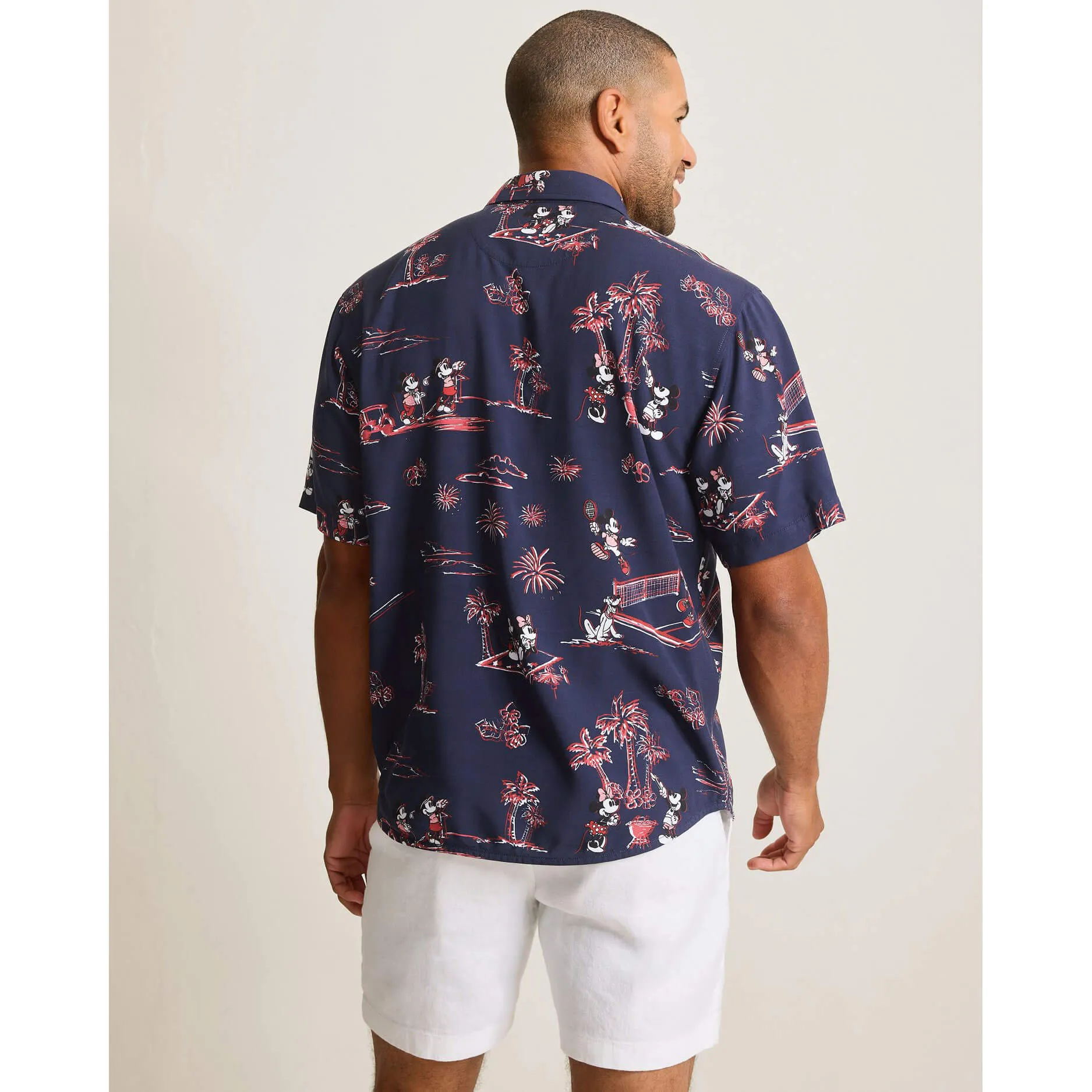 Tommy Bahama Men's Disney Barbeque Blastoff Camp Shirt - Kingdom Blue Tommy Bahama Clothing