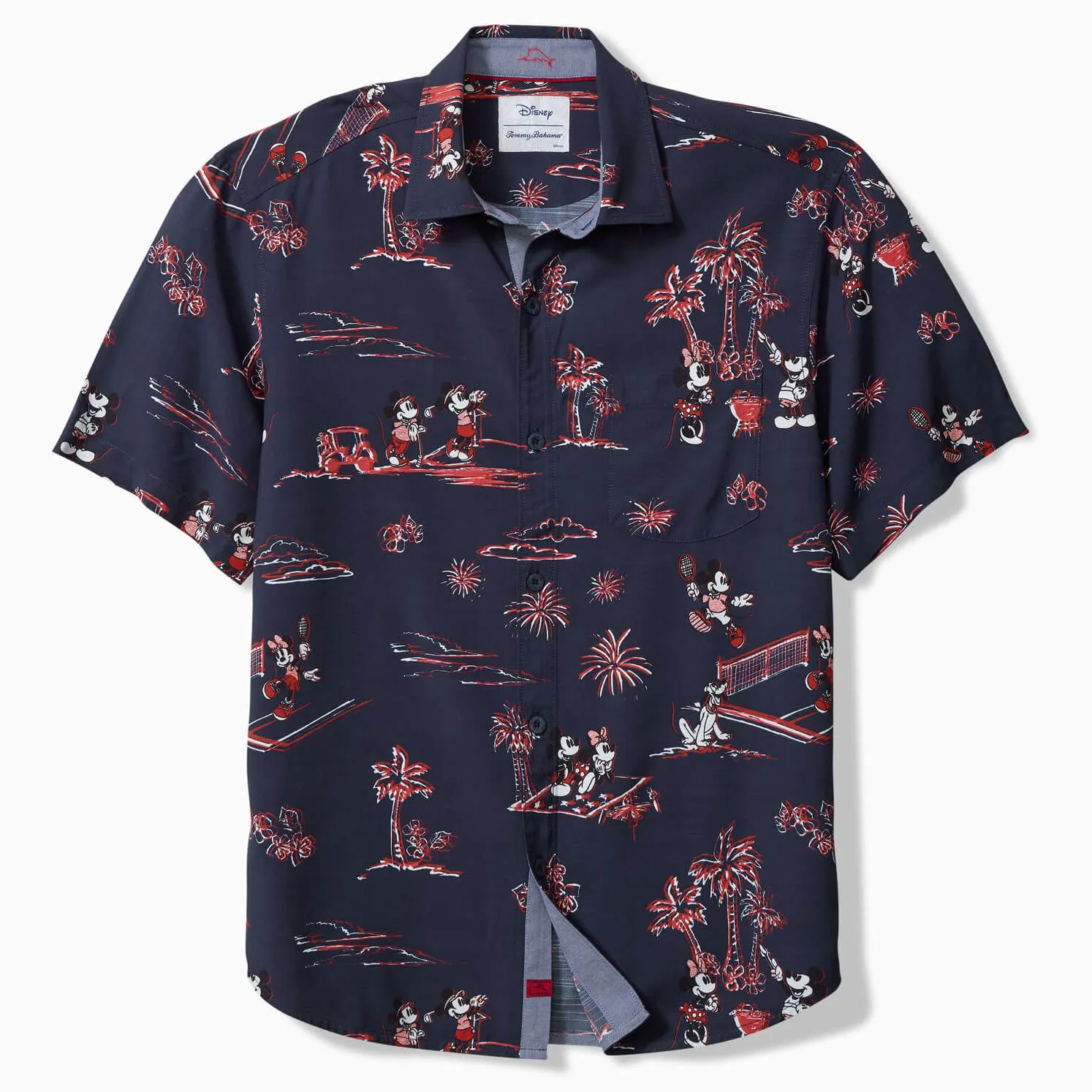 Tommy Bahama Men's Disney Barbeque Blastoff Camp Shirt - Kingdom Blue Tommy Bahama Clothing