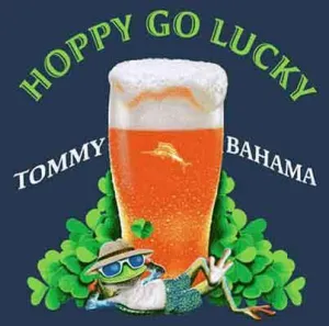 Tommy Bahama Men's Hoppy Go Lucky T-Shirt - Navy Heather Mens Tommy Bahama