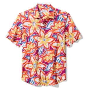 Tommy Bahama Men's IslandZone Bahama Coast Flora Fusion Camp Shirt - Gem Berry Tommy Bahama Clothing