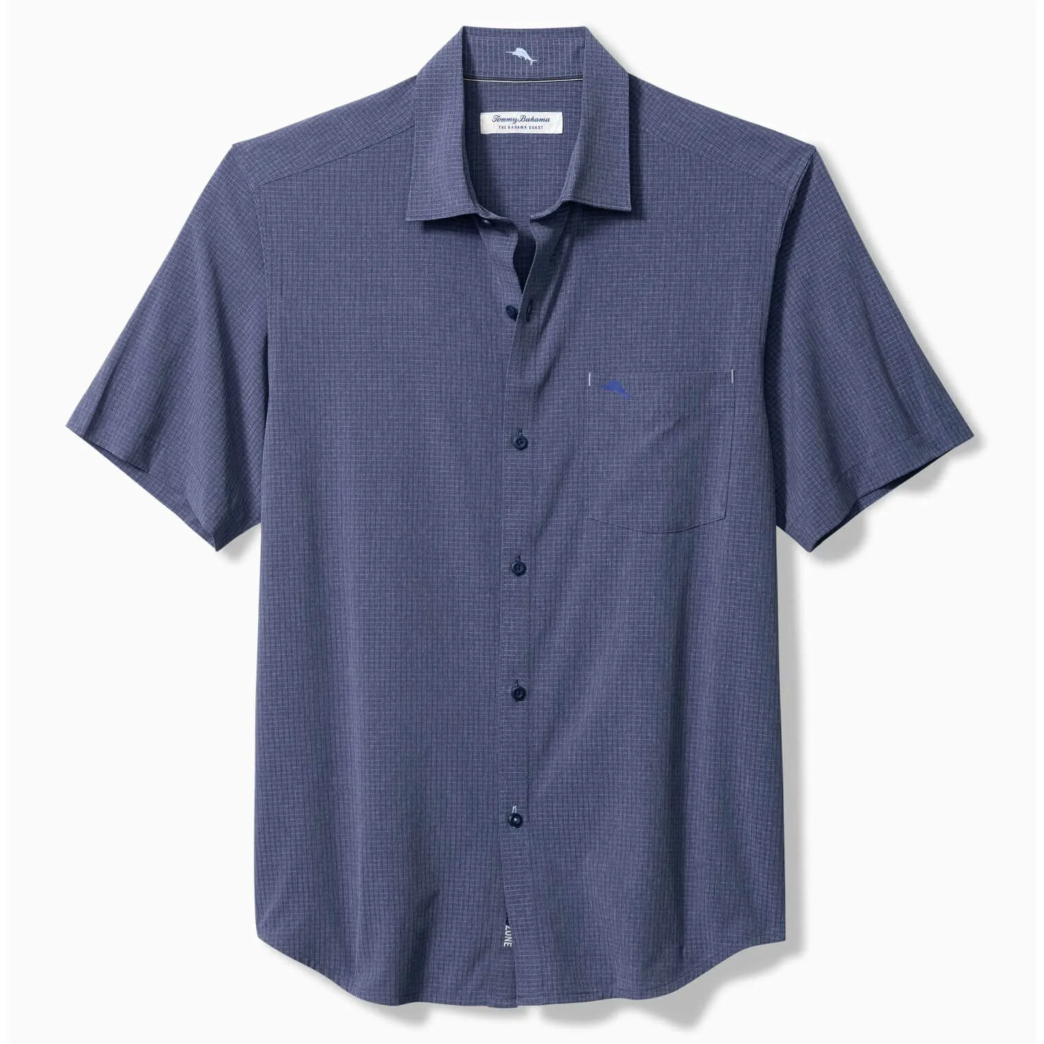 Tommy Bahama Men's IslandZone Bahama Coast Venice Vines Camp Shirt - Dark Bluestone Tommy Bahama Clothing